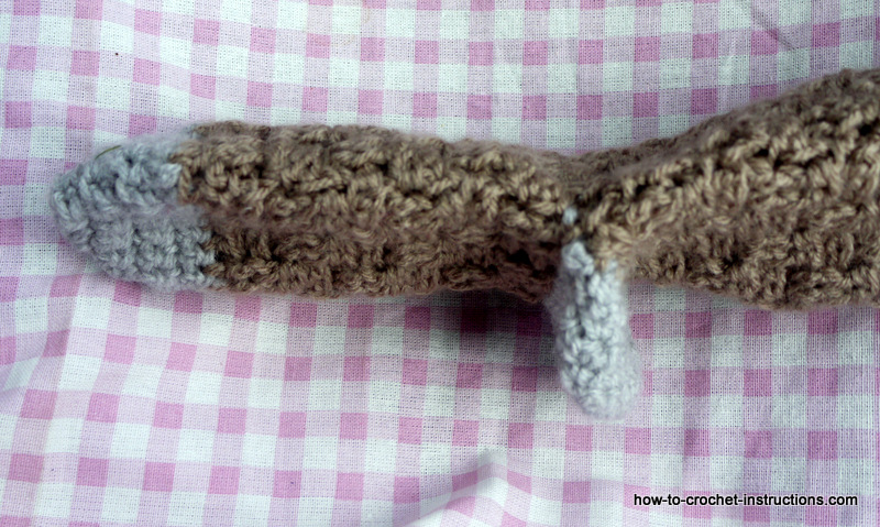 crochet sock structure