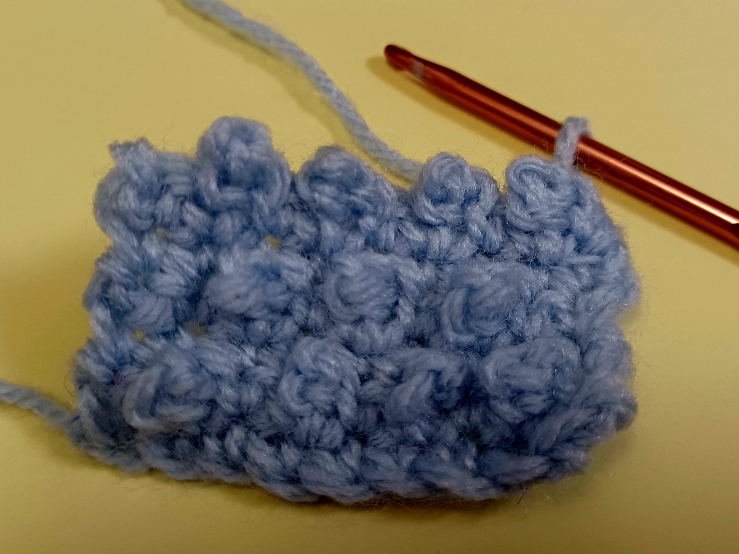 Making a crochet soap saver
