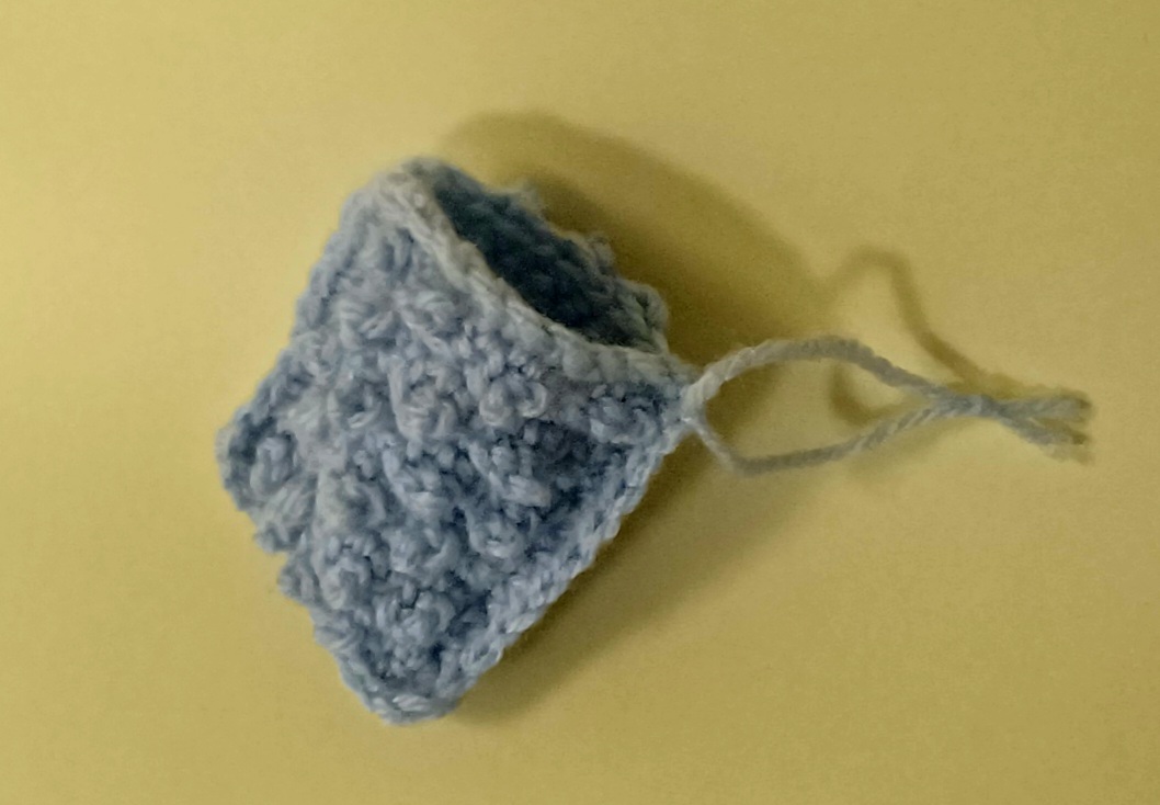 Making a crochet soap saver