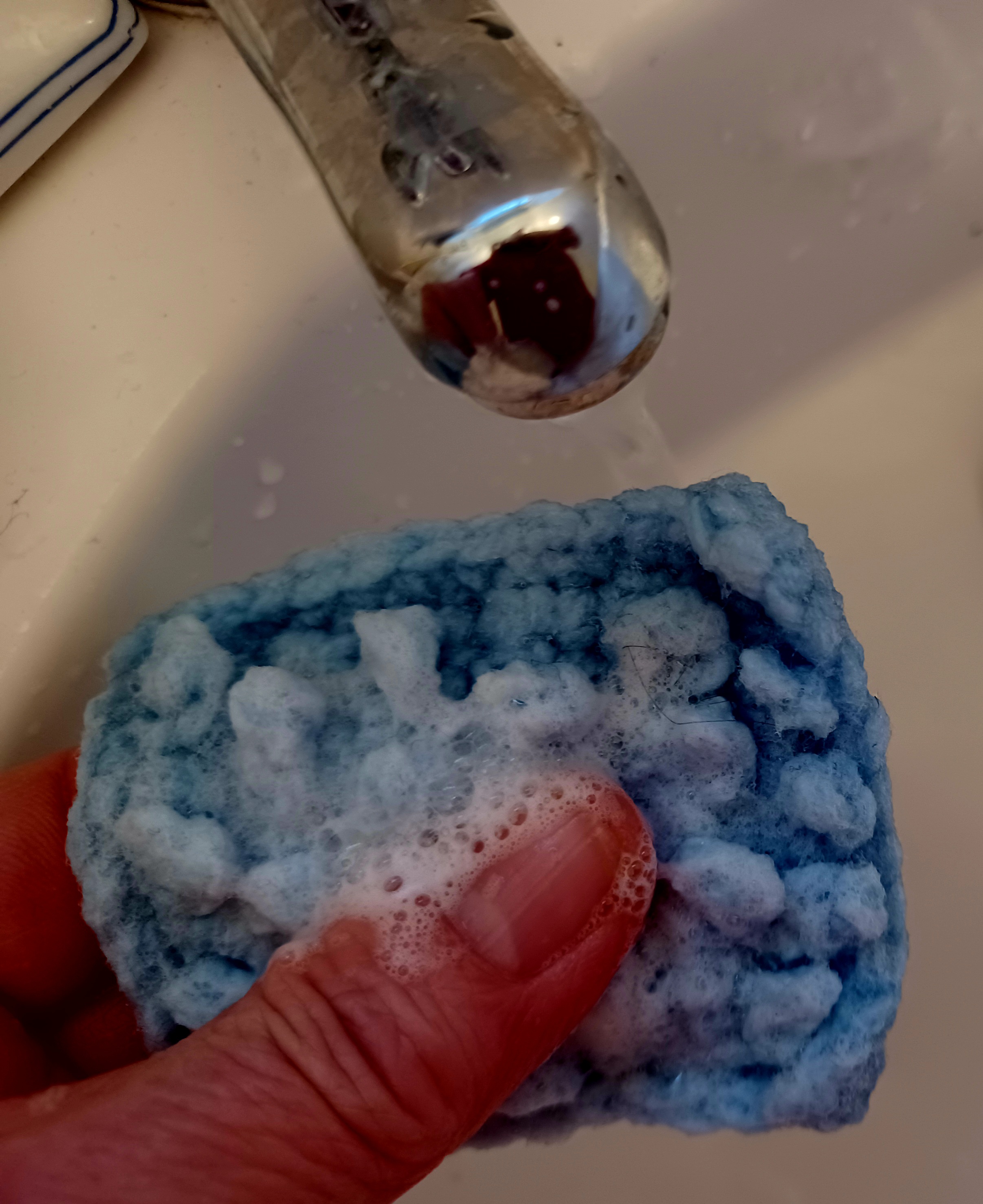 crochet soap saver