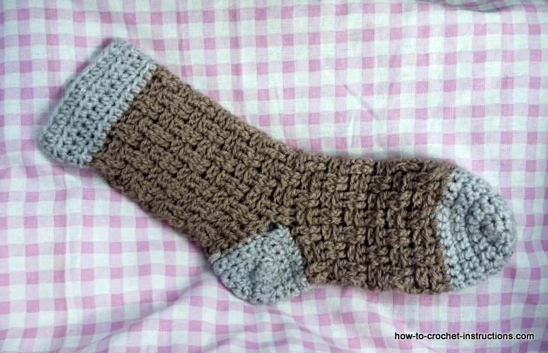 crochet sock