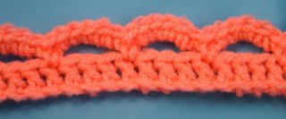 crochet arched edging