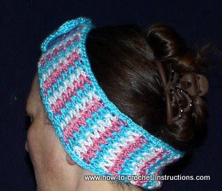 striped ear warmer