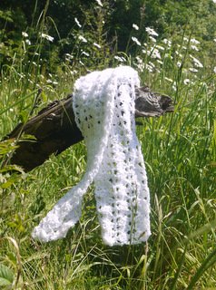 crochet summer scarf